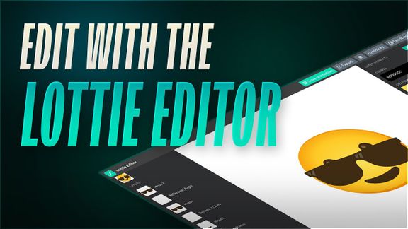 How to Customise Lottie Animations online with the Lottie Editor!